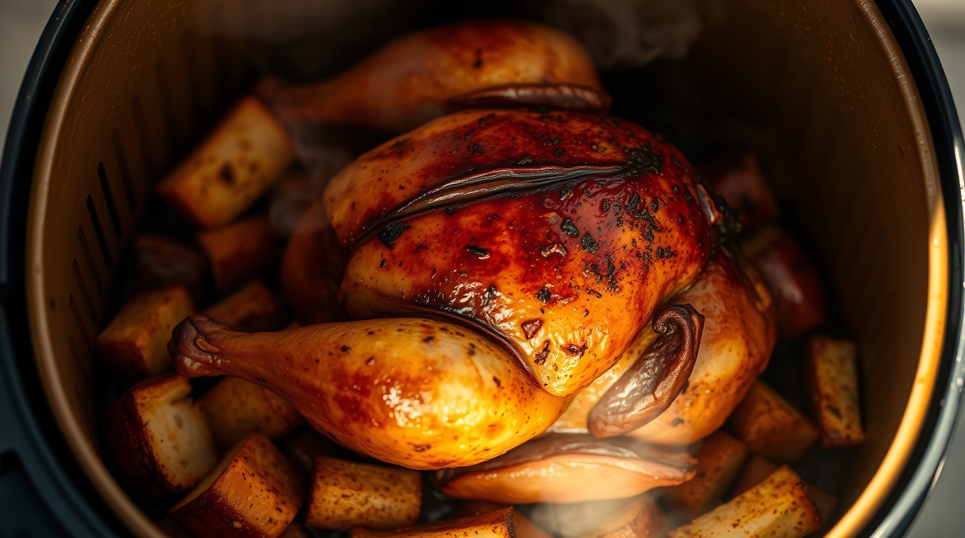 How to Cook a Whole Chicken in an Air Fryer