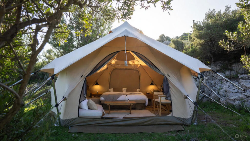 b432f3fd b613 4cd8 bf25 4d517f0dd569 How to Set Up a Beginner Glamping Tent: 7 Easy Steps for a Luxurious and Safe Outdoor Getaway